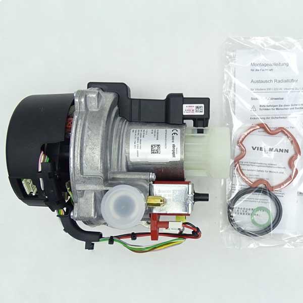 Вентилятор Ebmpapst iNR77MF с газовой арматурой для конденсационного котла Viessmann Vitodens 200 B2KB/B2HB 7865437 (00000056499)