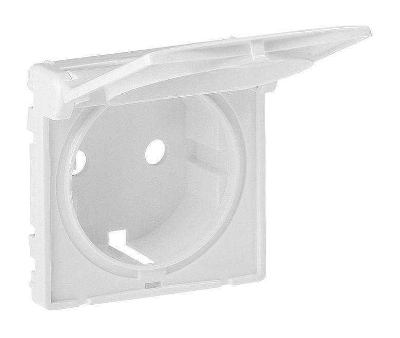 Панель розетки Legrand Valena IN'Matic/Life с крышкой силовой розетки Schuko Белый