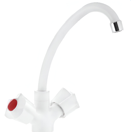 Смеситель для кухни PLAMIX Ama-271 White (PM0696)