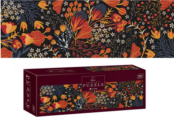 Пазли тришарові панорамні InterDRUK Flowers 326270 (5902277326270)