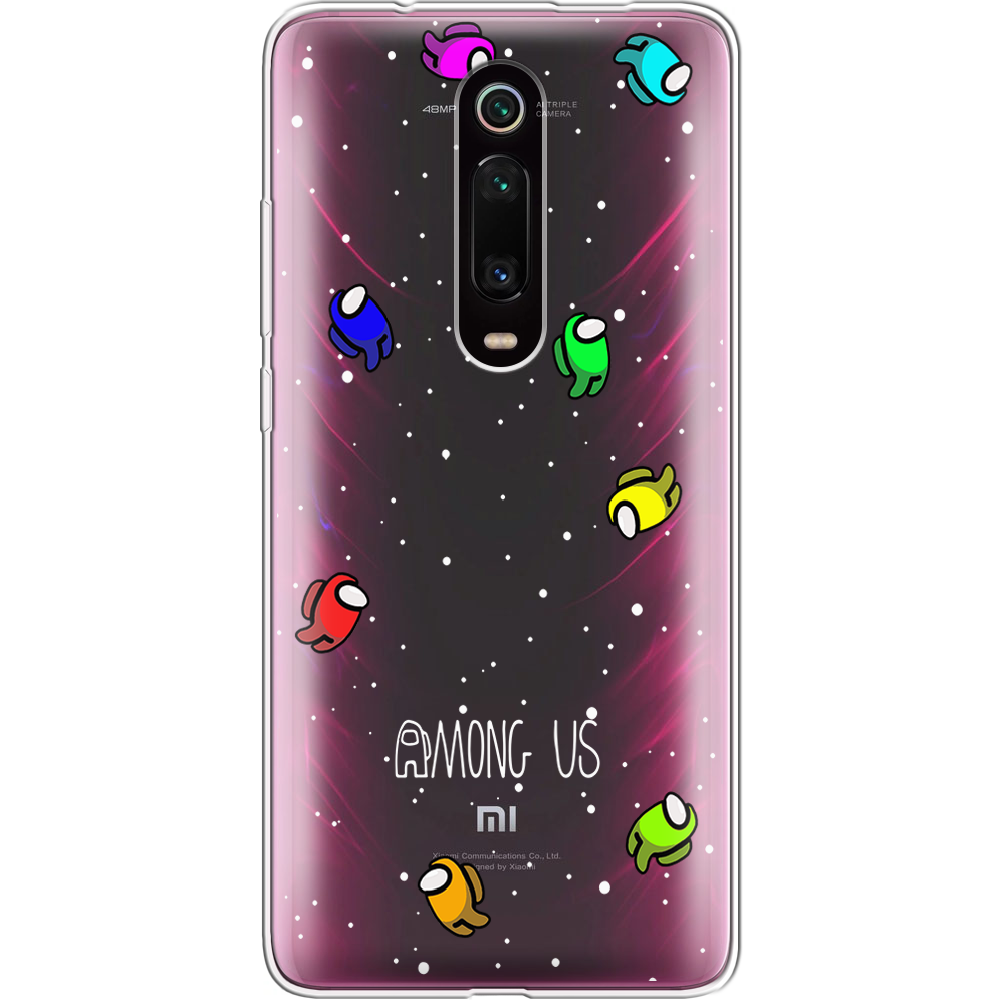 Чехол BoxFace Xiaomi Mi 9T / Mi 9T Pro Among Us Invisible Прозрачный силикон (37376-bk76-37376)