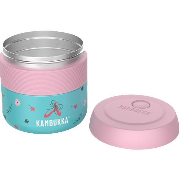 Термос для еды Kambukka Bora Prima Ballerina 400 мл Бирюзово-розовый (11-06002) - фото 2