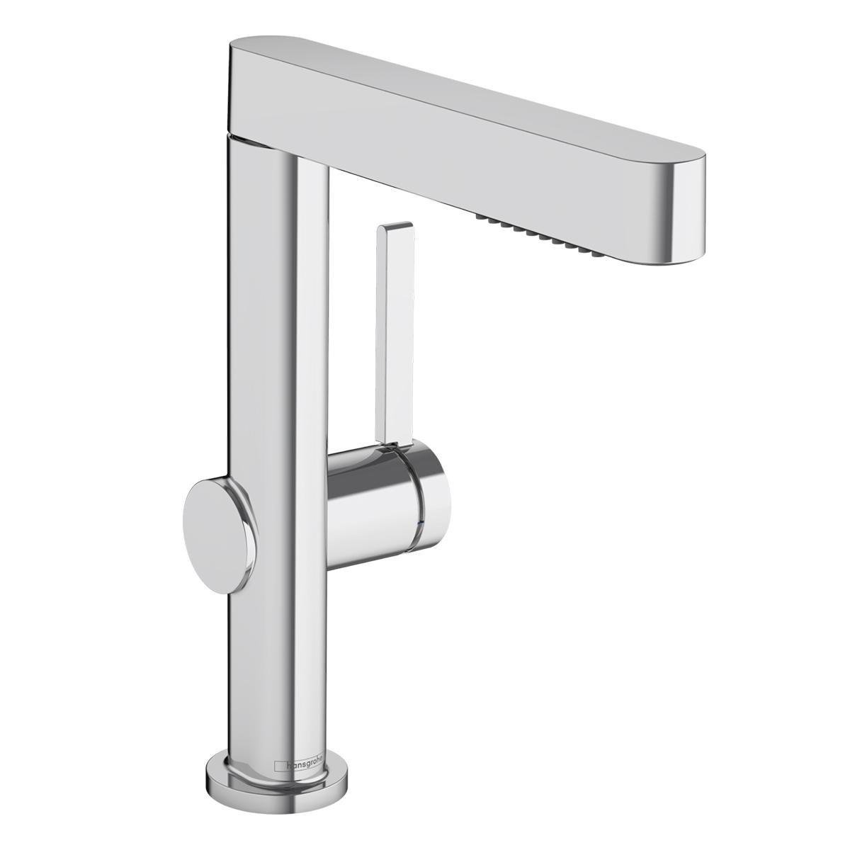 Смеситель для раковины Hansgrohe FINORIS 76063000 c выдвижным изливом Хром (83631)