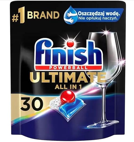 Таблетки для посудомийних машин безфосфатні Finish Ultimate All in one 30 шт. (1569825)