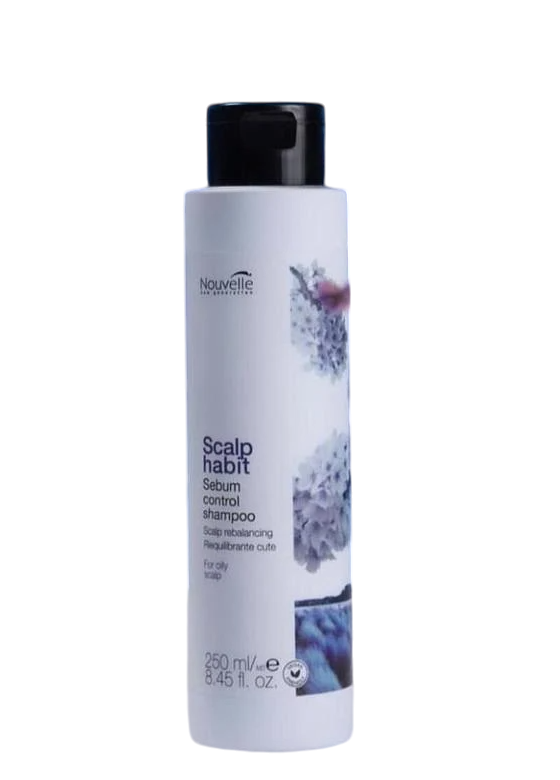 Шампунь Nouvelle Scalp Habit Sebum Control Shampoo нормализующий для жирной кожи головы 250 мл - фото 1