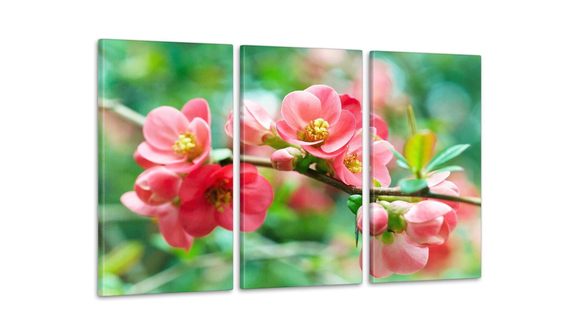 Модульная картина Цветы Весна 53x100 см (Art-110_3А)