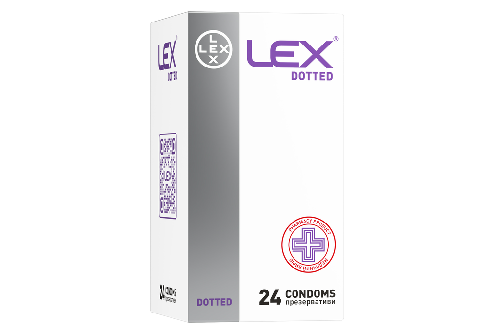 Презервативы LEX Dotted с точками 24 шт (COM10335)