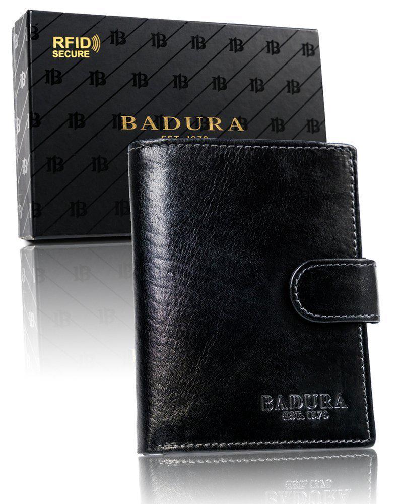 Кошелек мужской кожаный Badura B-N104L-MIL NERO