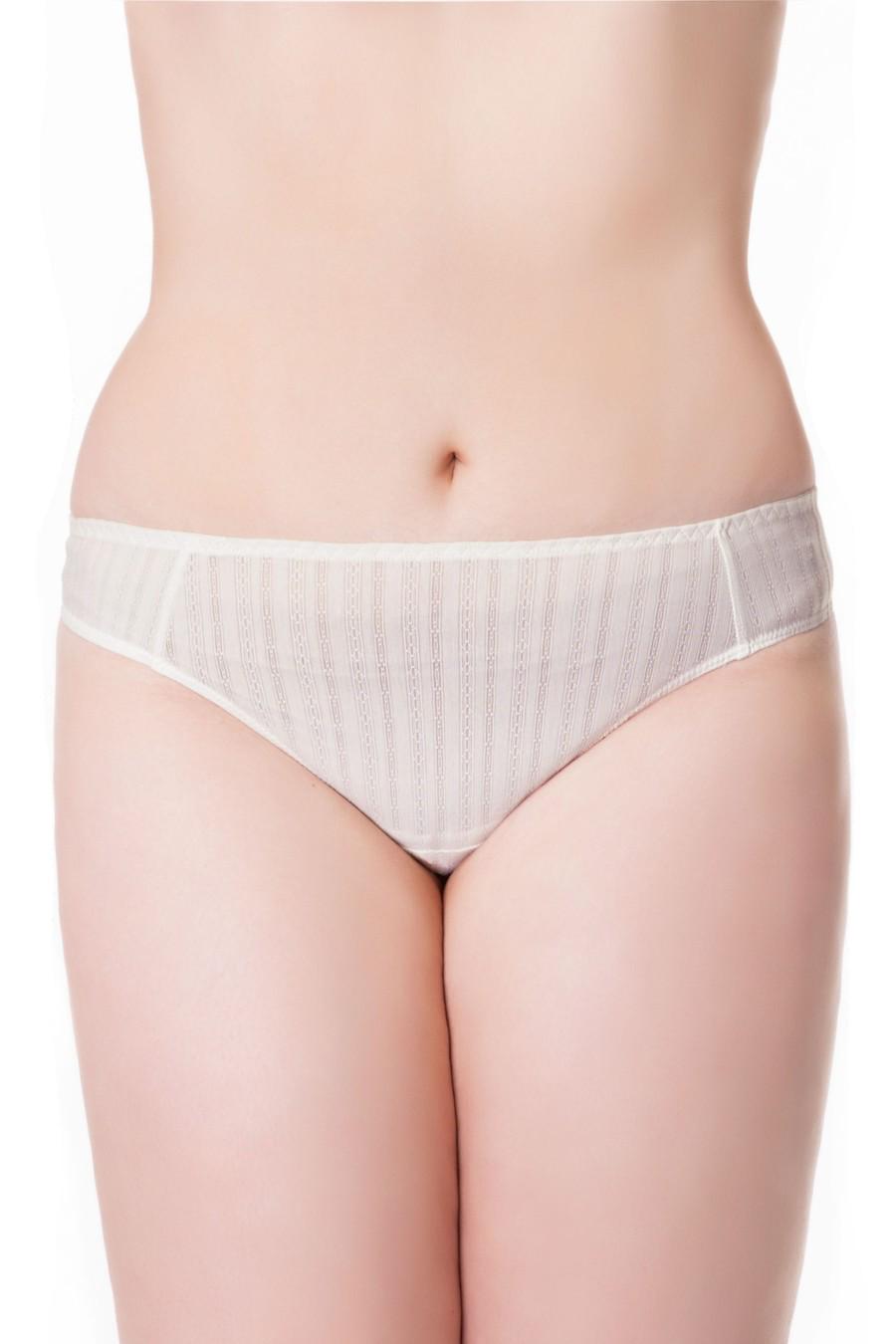 Трусики тонг m Butterfly р. 5/XL Молочный (38621)