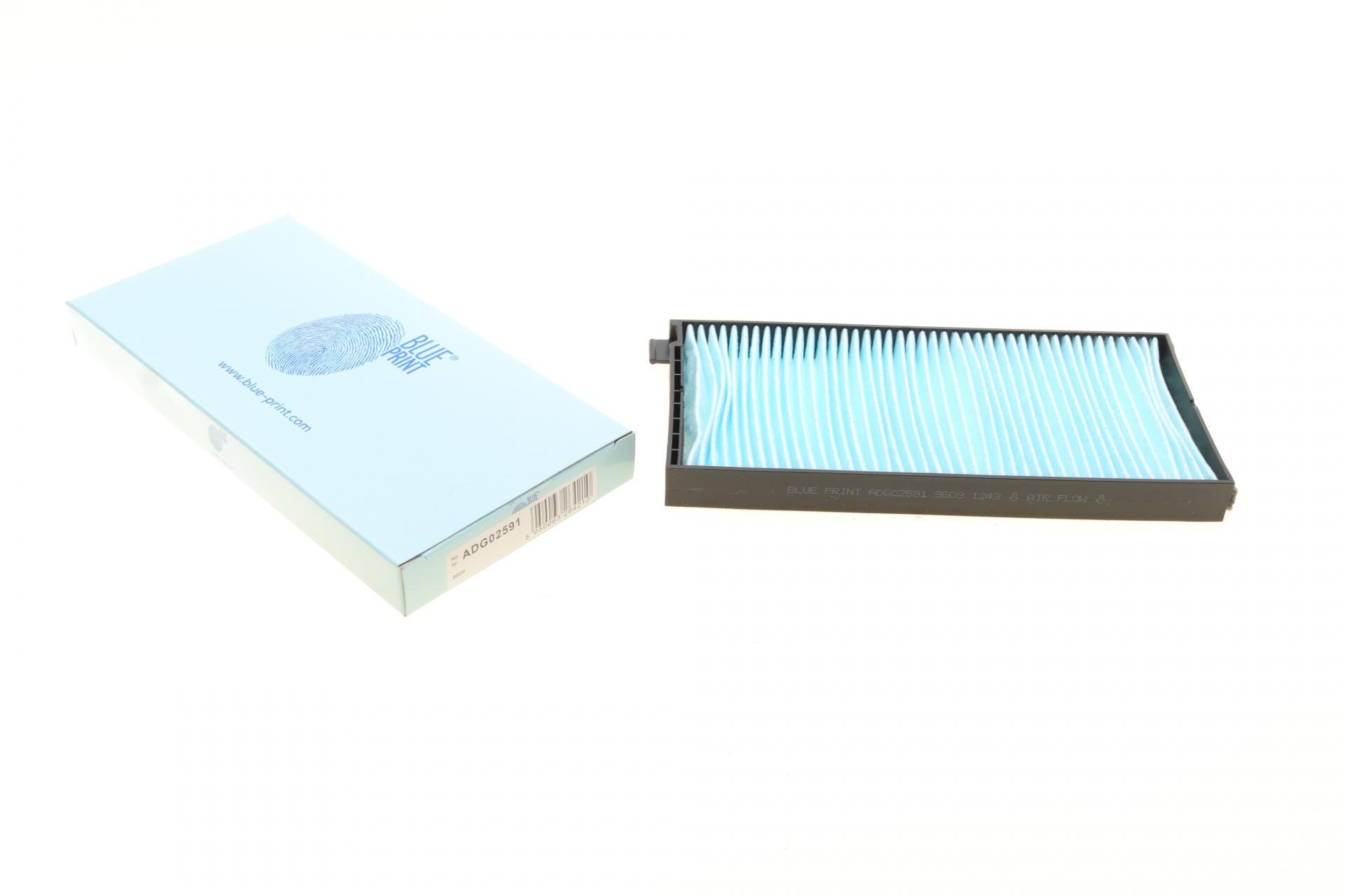 Фильтр салона BLUE PRINT для Hyundai H350 2,5CRDi 95- (ADG02591)