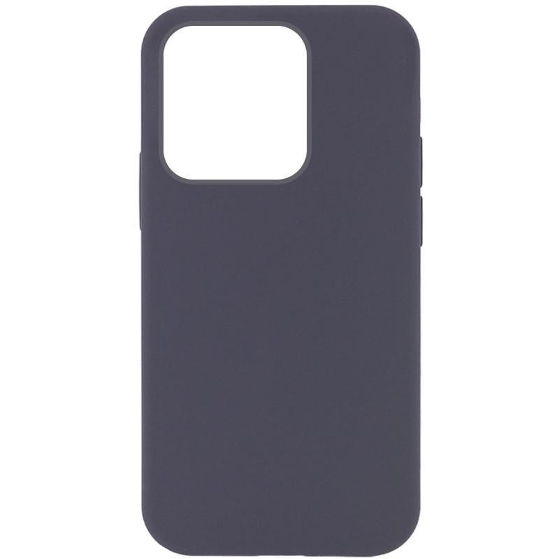 Противоударный Чехол Silicone Case Full Protective (AA) для Apple iPhone 14 Pro (6.1") Dark Grey