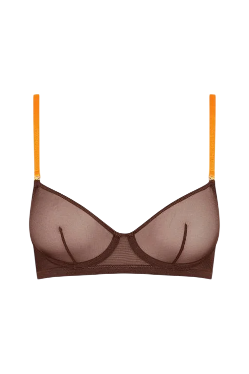 Бюстгальтер балконет Maison Close 80B Шоколадный (560270choco)