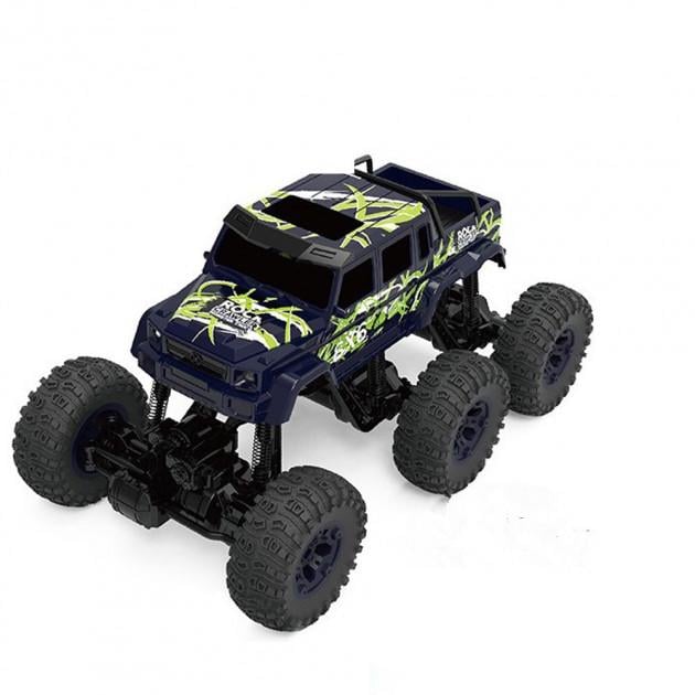 Радиоуправляющая игрушка Rock Crawler Джип 1: 8 6х6 Черно-Зеленый (SUN1038)