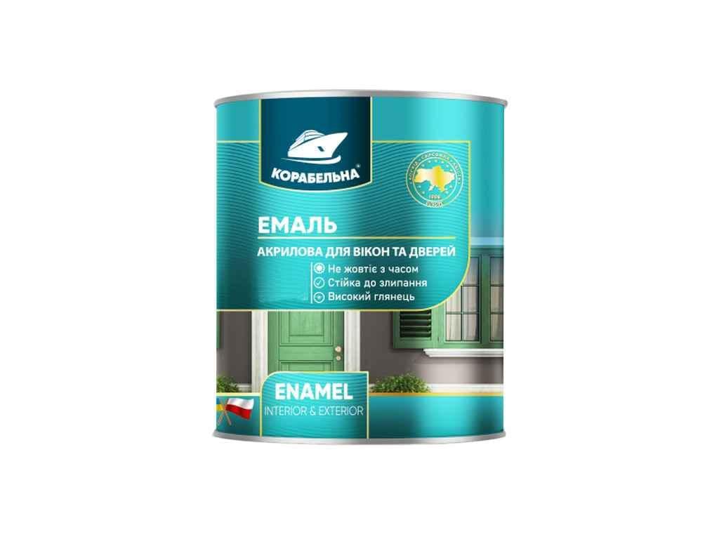 Эмаль акриловая КОРАБЕЛЬНАЯ для окон и дверей 2,5 л Белый (1019210)