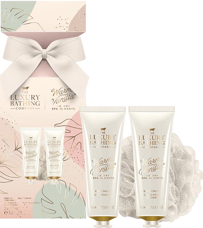 Подарочный набор косметики для тела THE LUXURY BATHING Nourishing Favourites VAN с мочалкой 2 ед./100 мл (29576874)