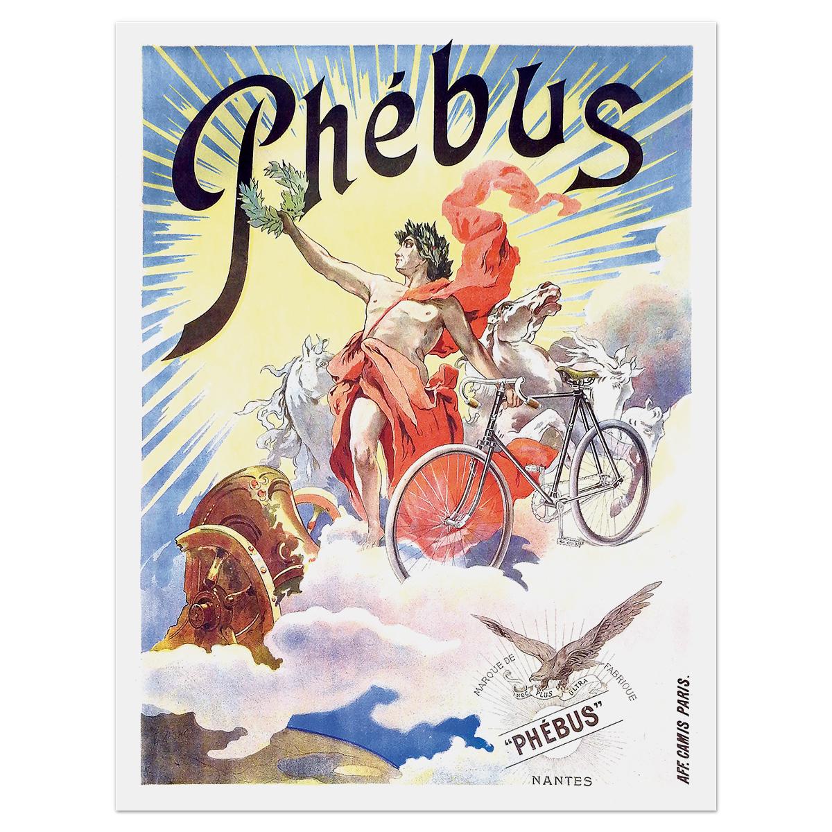 Плакат велосипедный Phebus 1900 64x84 см (0067) Плакат велосипедный Phebus 1900 64x84 см (0067)