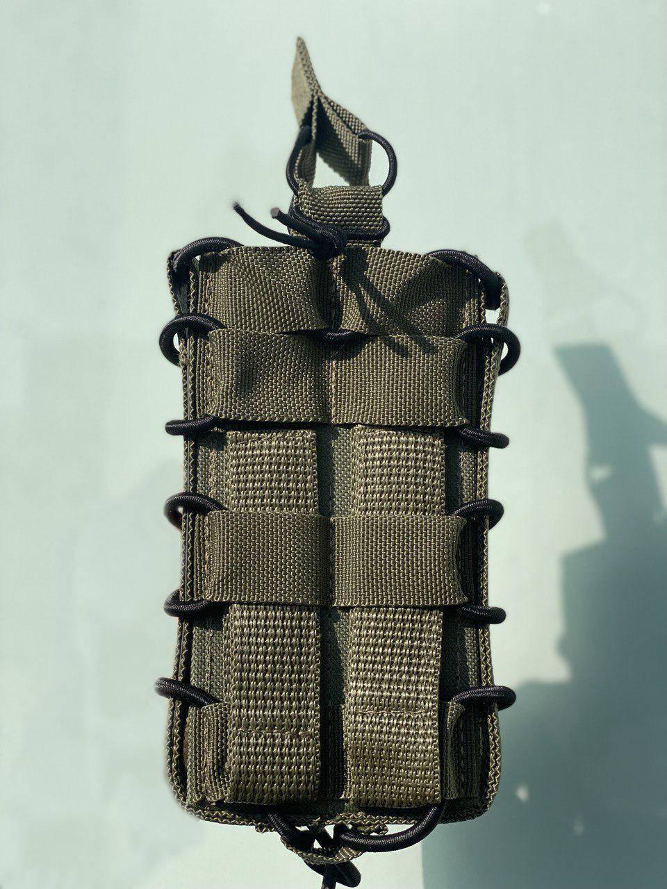 Підсумок під магазин штурмовий АК з пластиковими вставками Олива (260374)