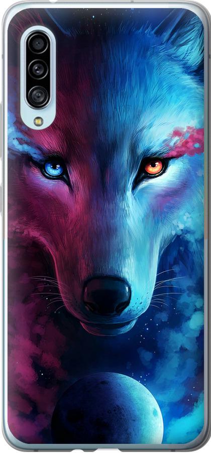 Чехол на Samsung Galaxy A90 5G Арт-волк (3999u-1800-42517)