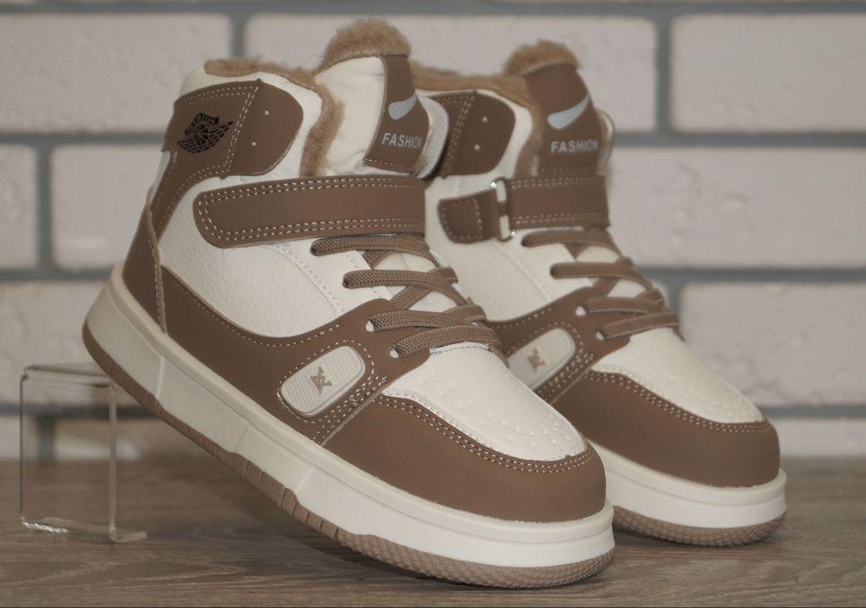 Черевики зимові дитячі підліткові Paliament р. 32 20 см Бежевий/Коричневий (31559-32) - фото 6 Черевики зимові дитячі підліткові Paliament р. 32 20 см Бежевий/Коричневий (31559-32) - фото 6