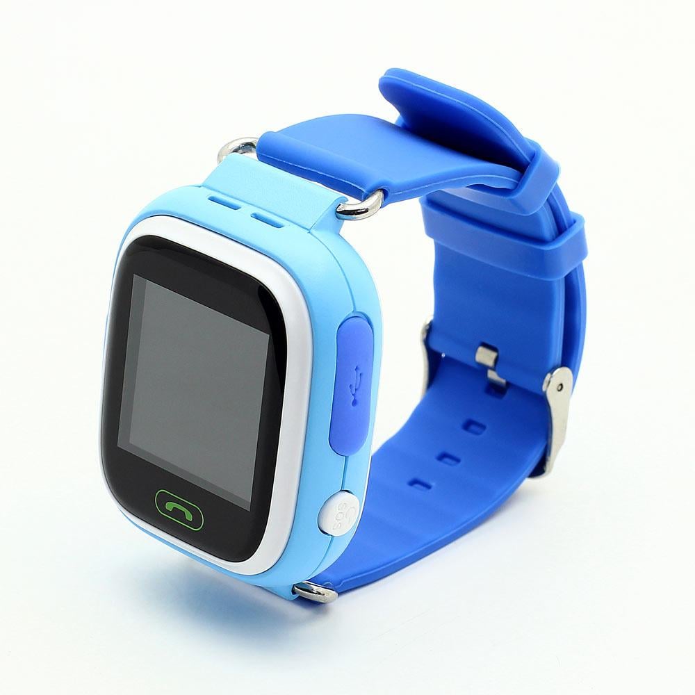 Детские умные часы Smart Baby Watch с GPS треккером Q90 Blue