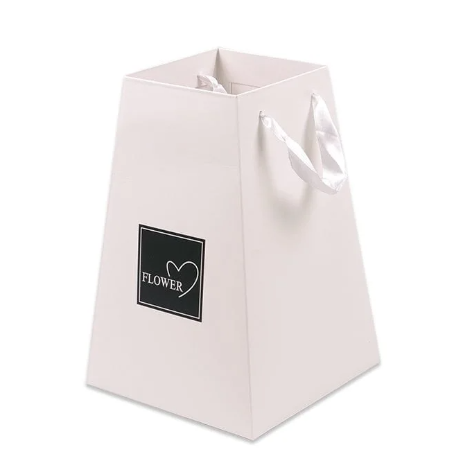 Коробка для цветов складная Flora 18х18х27 Белый 10 шт. (41848)