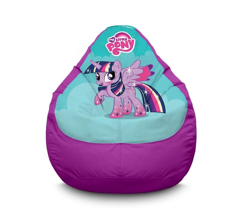 Кресло мешок My Little Pony Twilight Sparkle Оксфорд XXL 90х125 см Сиреневый