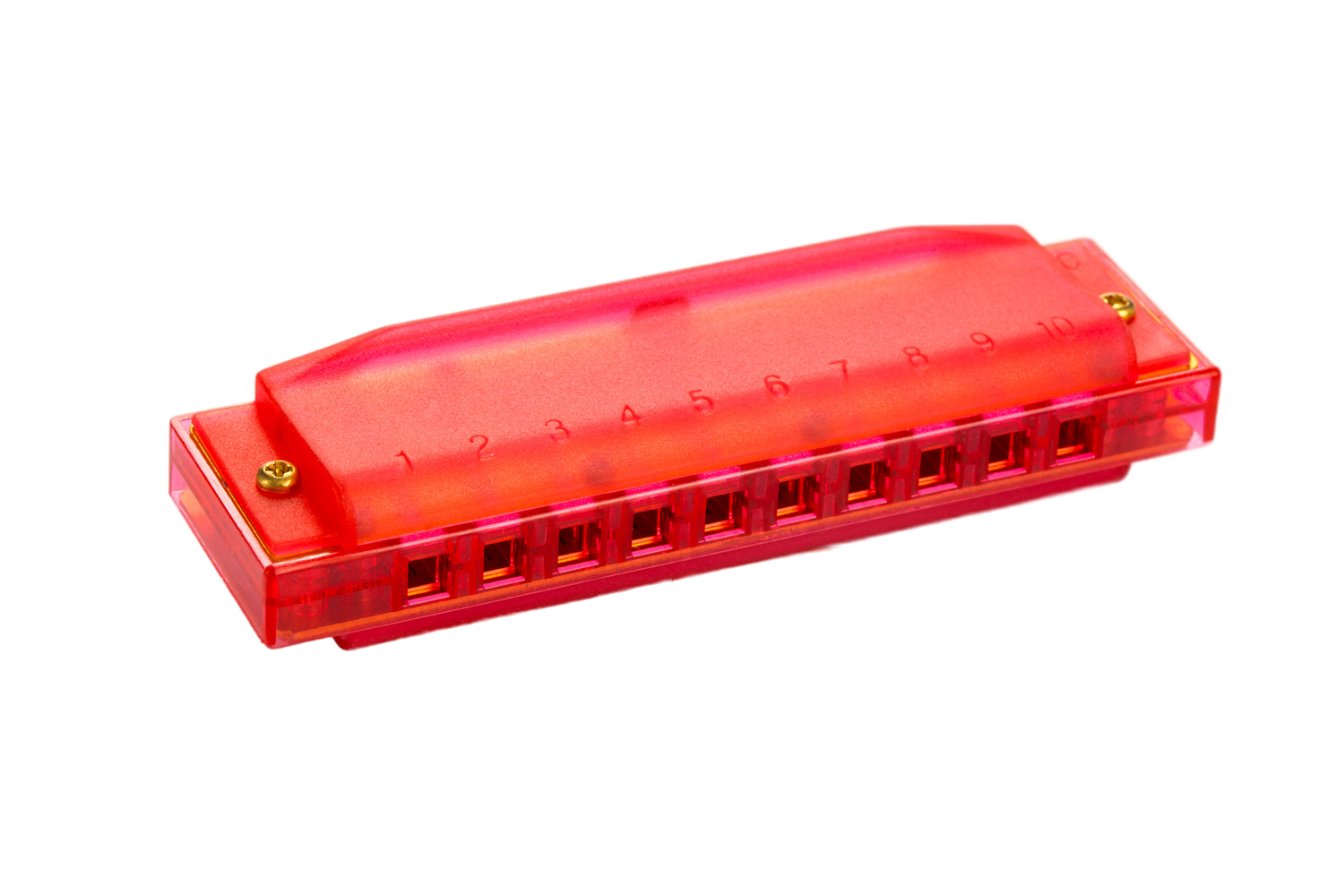 Губная гармошка Hohner Beginner Translucent Harp M5254 C-major Red (128110)