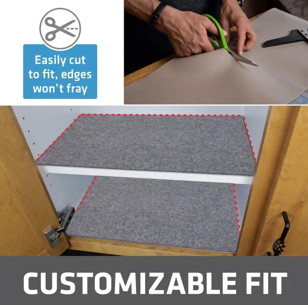 Подкладка фетровая меланж 30х300 см Темно-серый (2509327653) - фото 4 Подкладка фетровая меланж 30х300 см Темно-серый (2509327653) - фото 4