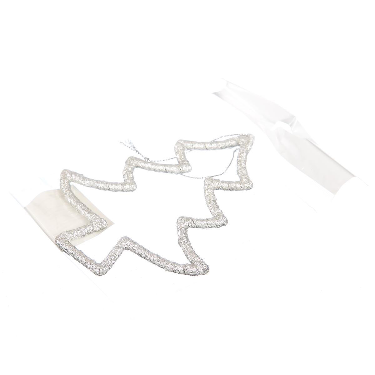 Игрушка на елку Elisey Елка Серебряный (NH-106-K-173) - фото 3 Игрушка на елку Elisey Елка Серебряный (NH-106-K-173) - фото 3