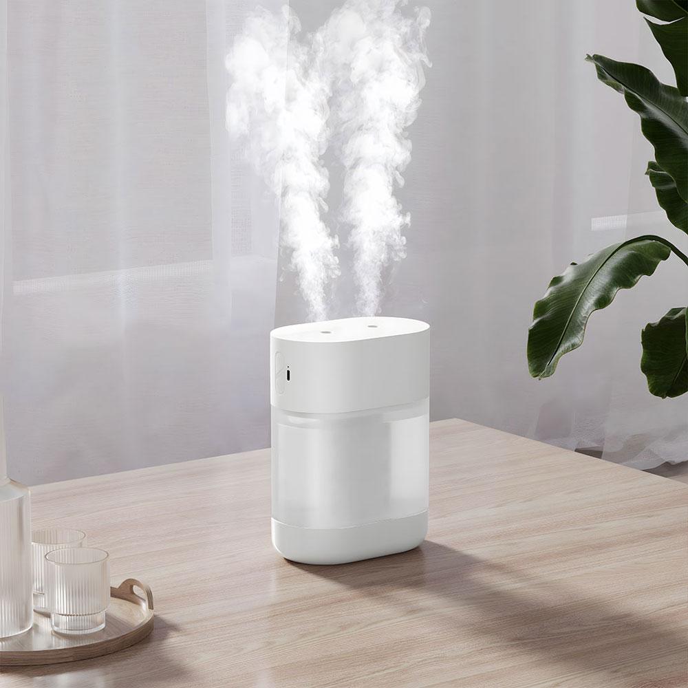 Зволожувач повітря акумуляторний MeowPower Dual Mist Humidifier 4000mAh 1L (X1) - фото 2