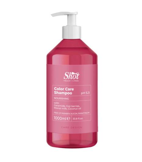 Шампунь для окрашенных волос Shot Design Color Care Shampoo 1000 мл (02583) Шампунь для окрашенных волос Shot Design Color Care Shampoo 1000 мл (02583)