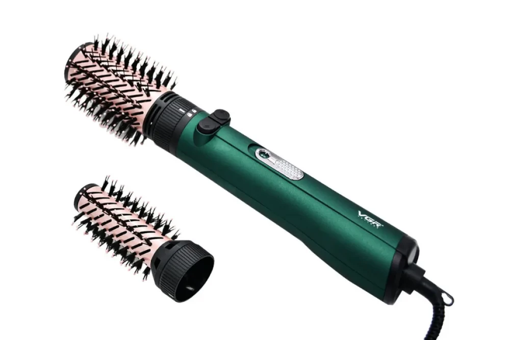 Фен-щітка з іонізацією VGR V-498 механічне керування Зелений (GR-05539)