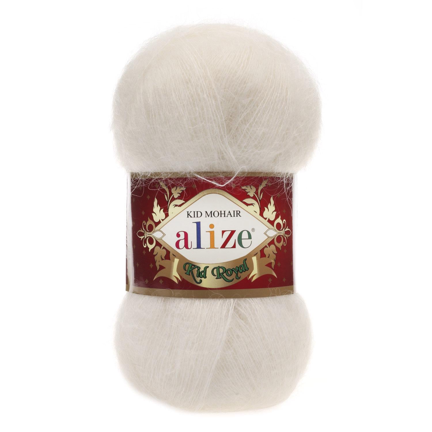 Пряжа Alize Kid Royal 62 молоко (6487)