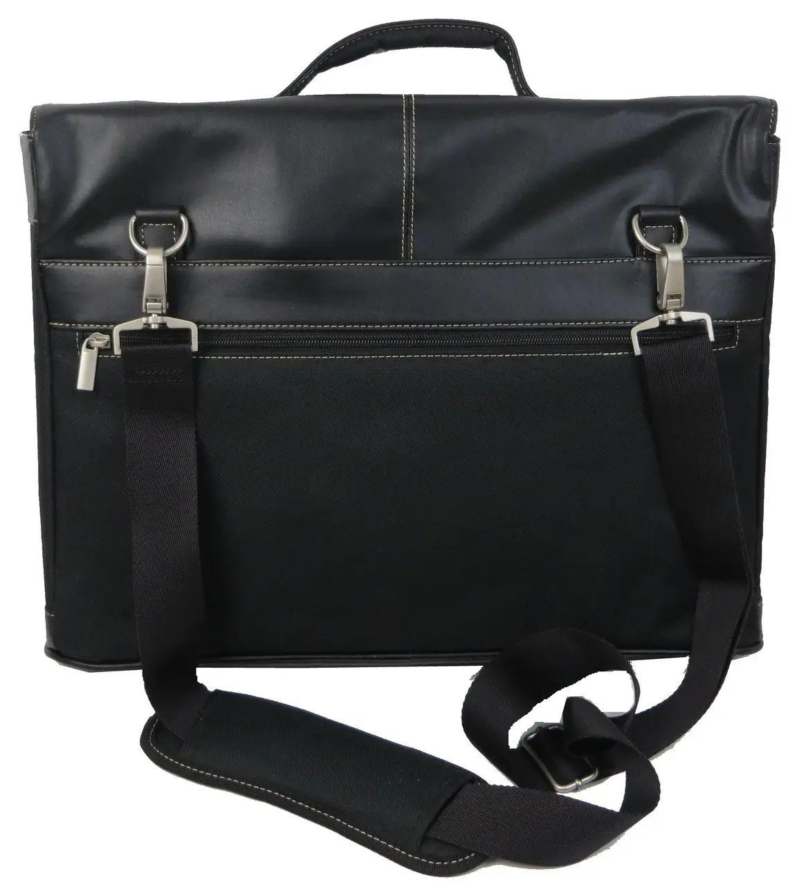 Портфель чоловічий Monolith 15,6" з відділом для ноутбука Чорний (S2395 black) - фото 5