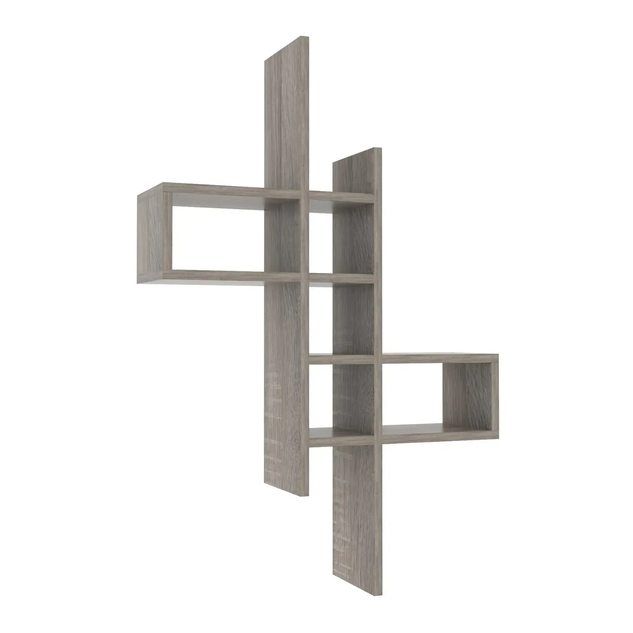 Полиця навісна Kontinent П-2 63х18х96 см Дуб Сонома Трюфель (85969310) - фото 1