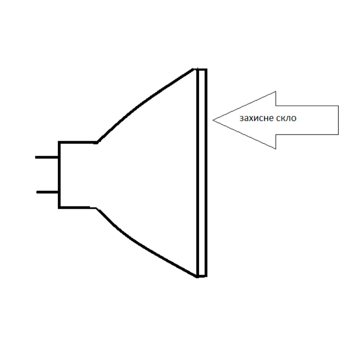 Лампа галогенна з рефлектором Промінь MR16 GU5.3 12V 35W - фото 2