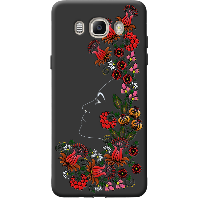 Чохол BoxFace Samsung J510 Galaxy J5 2016 3D Ukrainian Muse Чорний силікон (25137-bk64-41569)