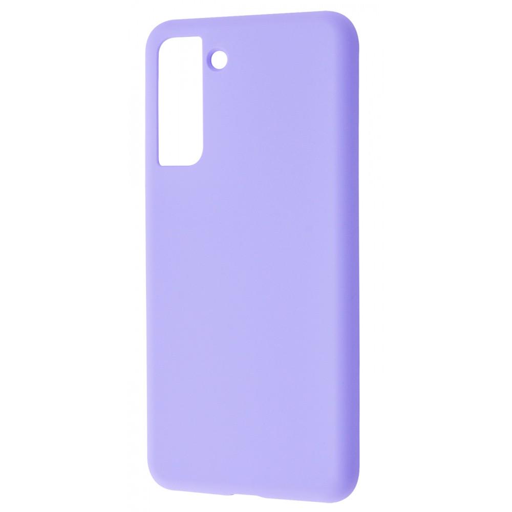 Чехол однотонный WAVE Full Silicone Cover Samsung Galaxy S21 (G991B) light purple