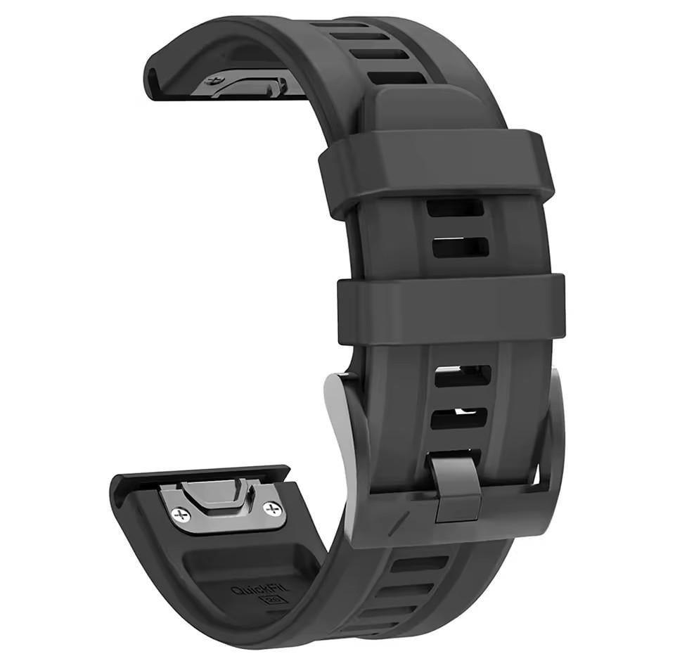 Ремешок Garmin QuickFit 26 мм для Fenix 8 Pro/7X/6X/Tactix/Enduro/Instinct 2X Черный