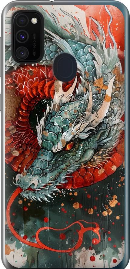 Чехол на Samsung Galaxy M30s 2019 Стихия огня (6101t-1774-42517)