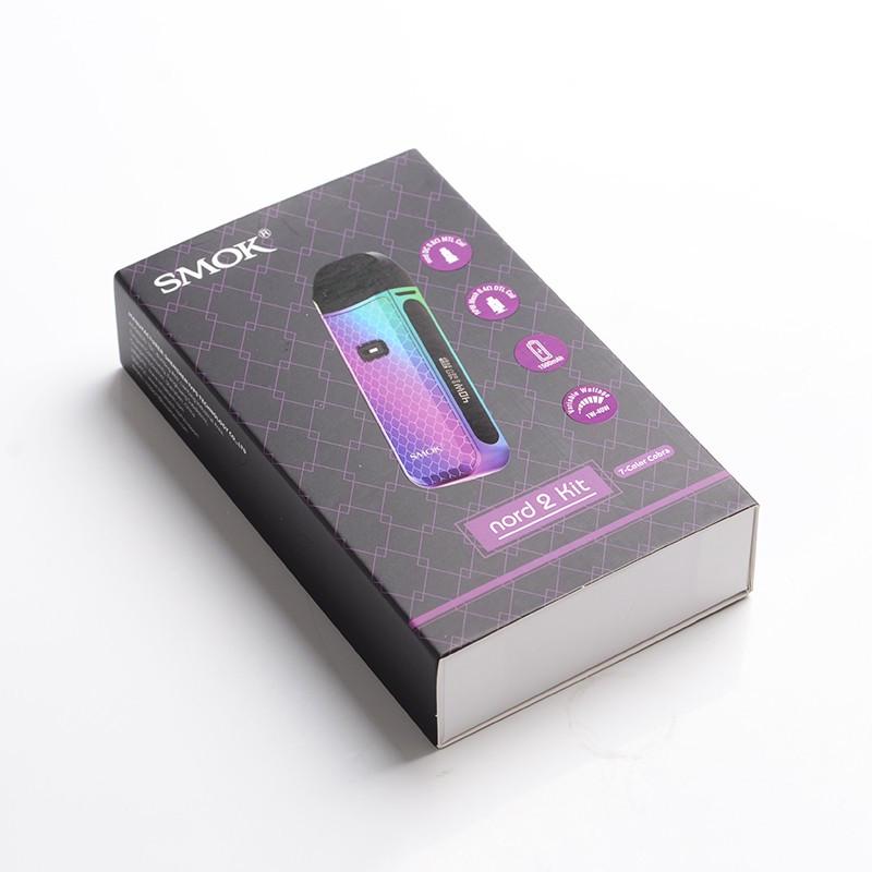 Под-система солевая электронная сигарета Smok Nord 2 Pod System 1500 mAh 4,5 мл 7-Color Cobra (sn1117) - фото 6