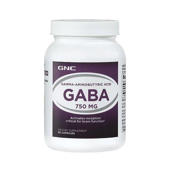 Аминокомплекс для спорта GNC GABA 750 мг 90 Caps