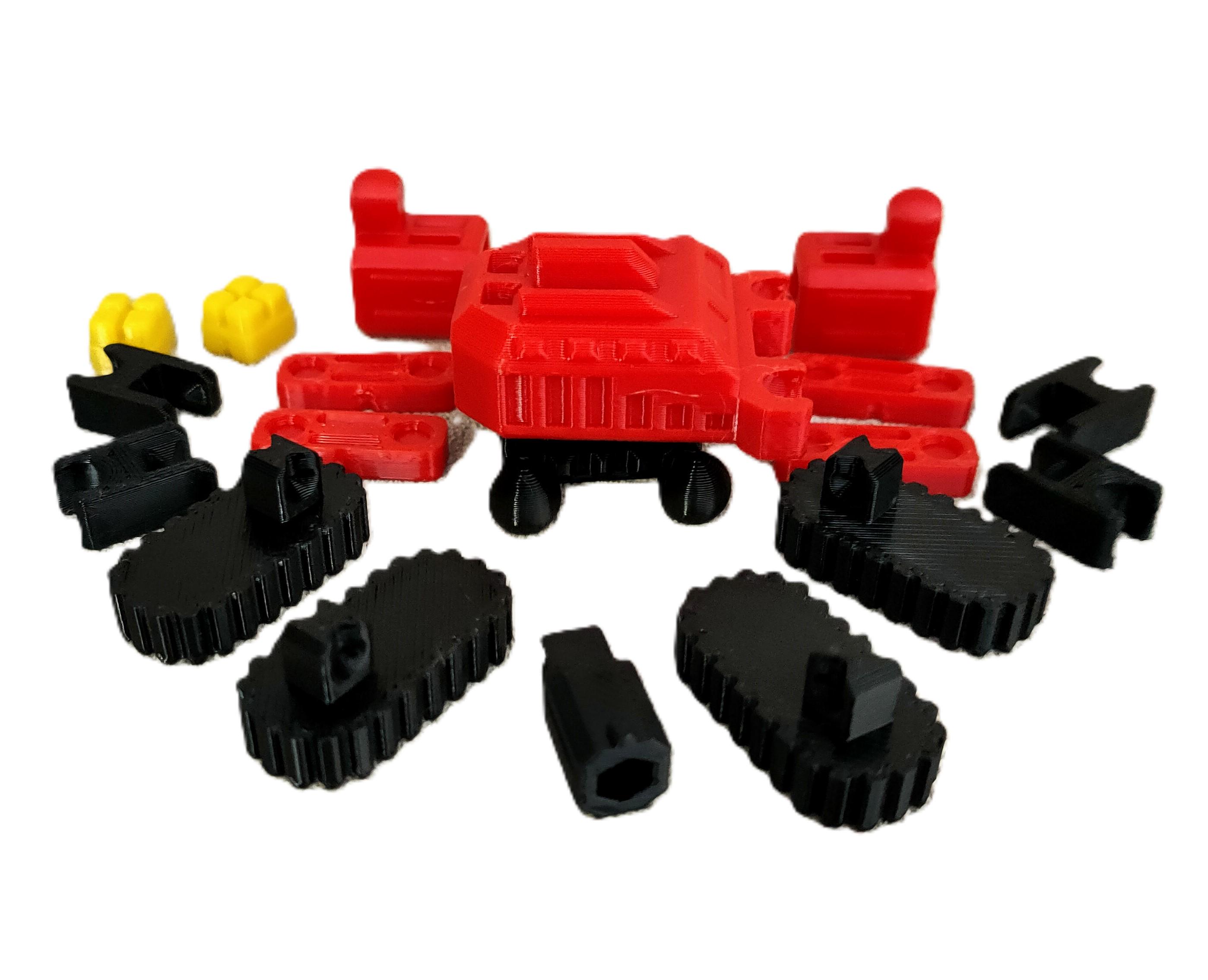 Конструктор іграшковий Tread Walker Tank 60х70х38 мм (TWT-26G-CCG) - фото 8 Конструктор іграшковий Tread Walker Tank 60х70х38 мм (TWT-26G-CCG) - фото 8