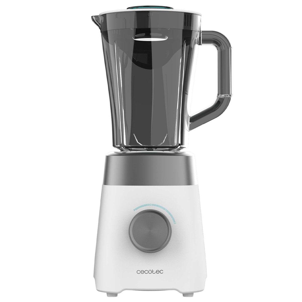 Блендер стаціонарний Cecotec Power Black Titanium 1300MAX 2 швидкості 1,5 л White (CCTC-03920)