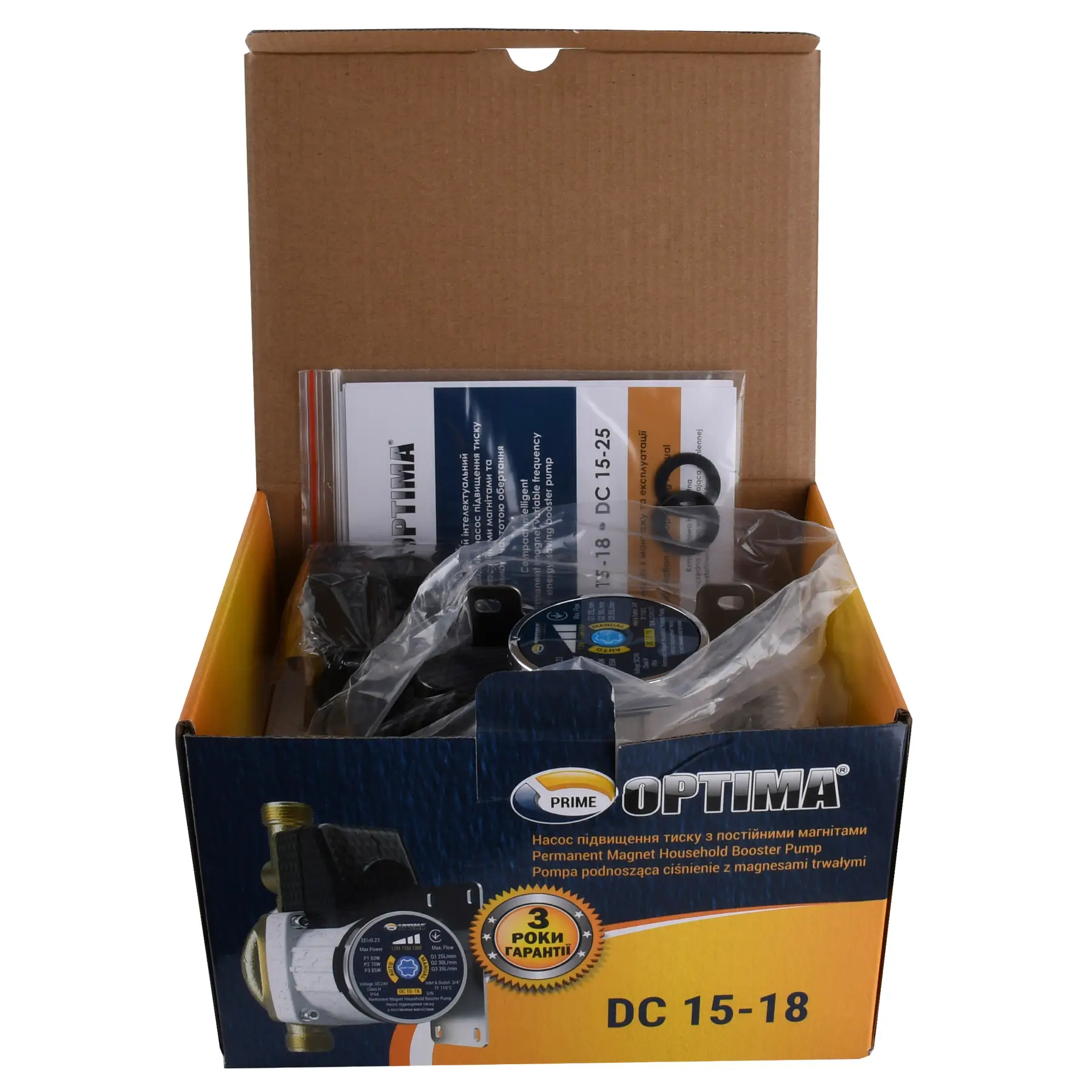 Насос для повышения давления Optima Prime DC 15-18 Auto (000024717) - фото 6 Насос для повышения давления Optima Prime DC 15-18 Auto (000024717) - фото 6