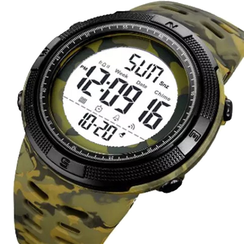 Часы наручные мужские Skmei 2070CMGNWT Army Green Camo (tf6054) - фото 3