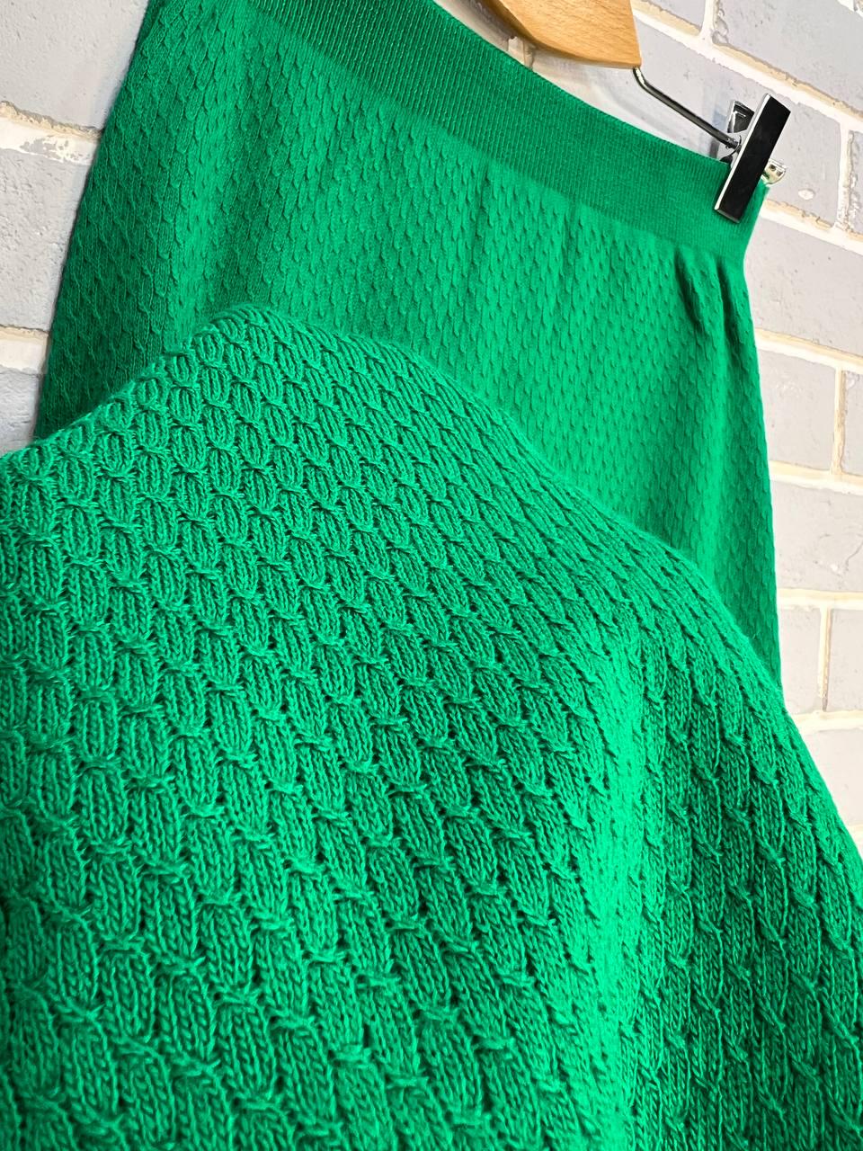 Юбка женская My fashion 2024402 трапеция косичка длинная OS Зеленый (1148) - фото 5 Юбка женская My fashion 2024402 трапеция косичка длинная OS Зеленый (1148) - фото 5