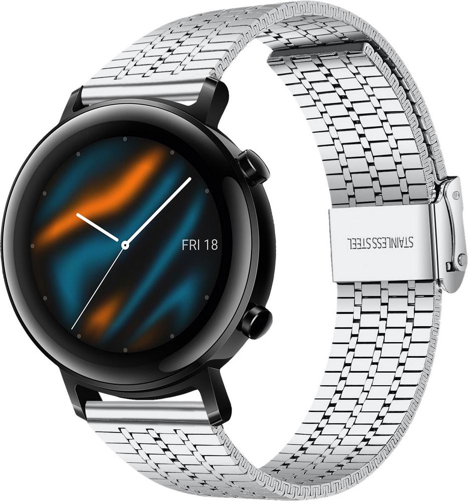 Браслет металлический Counic для Huawei Watch GT 2 42 мм Silver (34026-59)