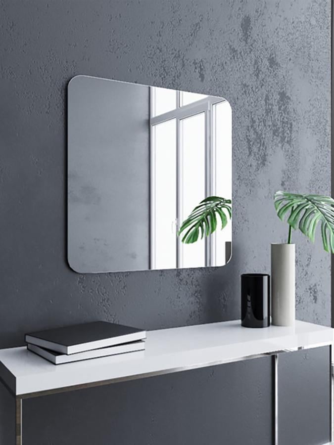 Зеркало с подсветкой Квадрат с закругленными углами L 120х120 см (10008L-120120stW)