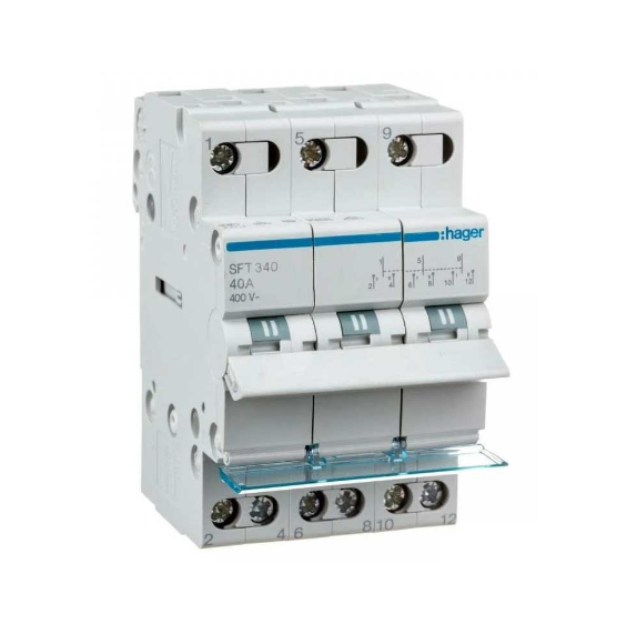 Автомат ввода резерва Hager SFT340 I-0-II 3Р 40А 400V (28364087)